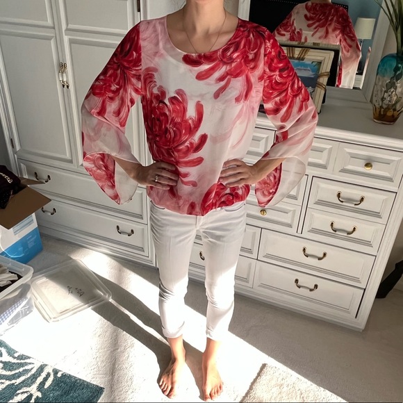 Alfani Tops - Alfani Floral Blouse